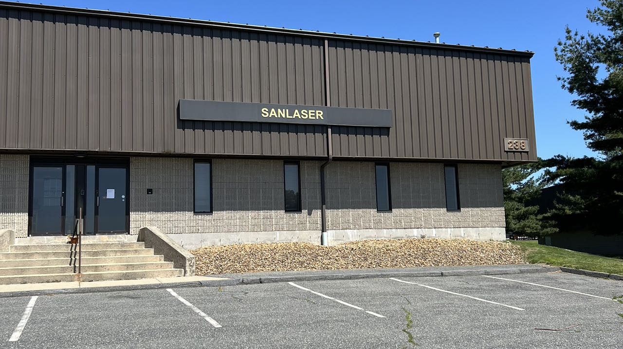USA Sanlaser building at 238 Cherry Street, Shrewsbury, Massachusetts